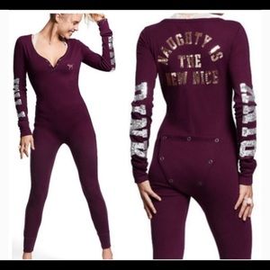 RARE Hard to Find VS PINK naughty is the new nice onesie